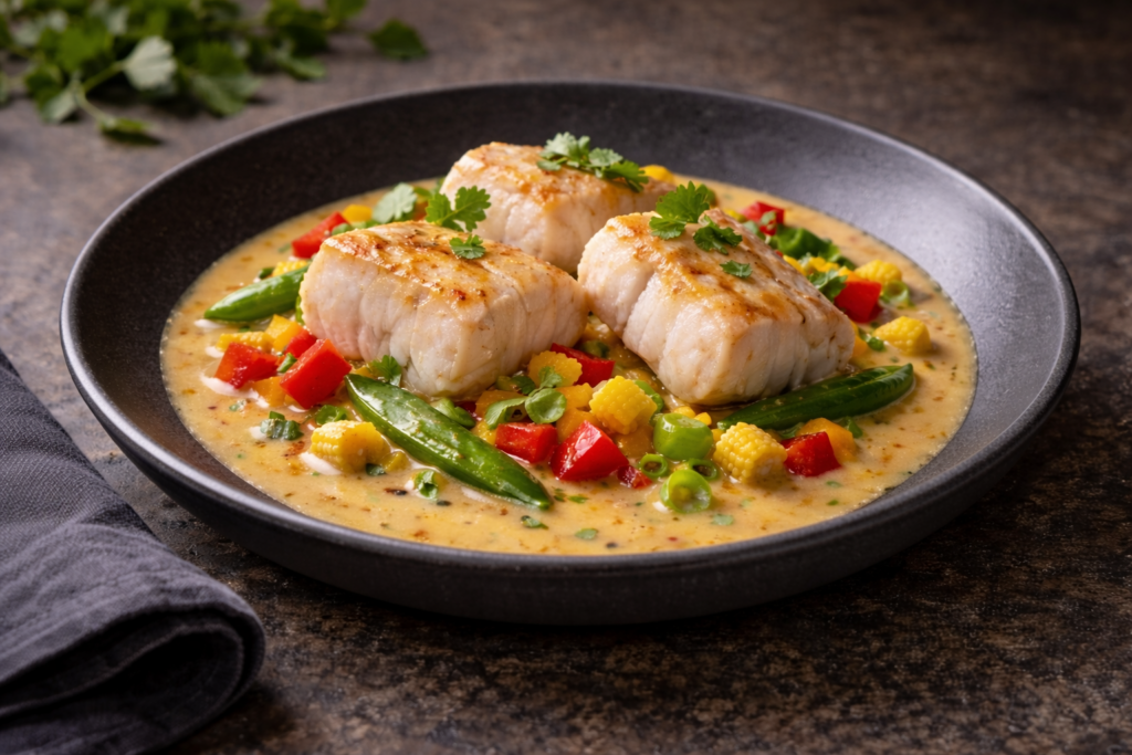 Fischcurry Mit Gemse