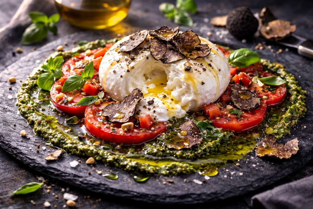 Vorspeise Burrata Tomaten