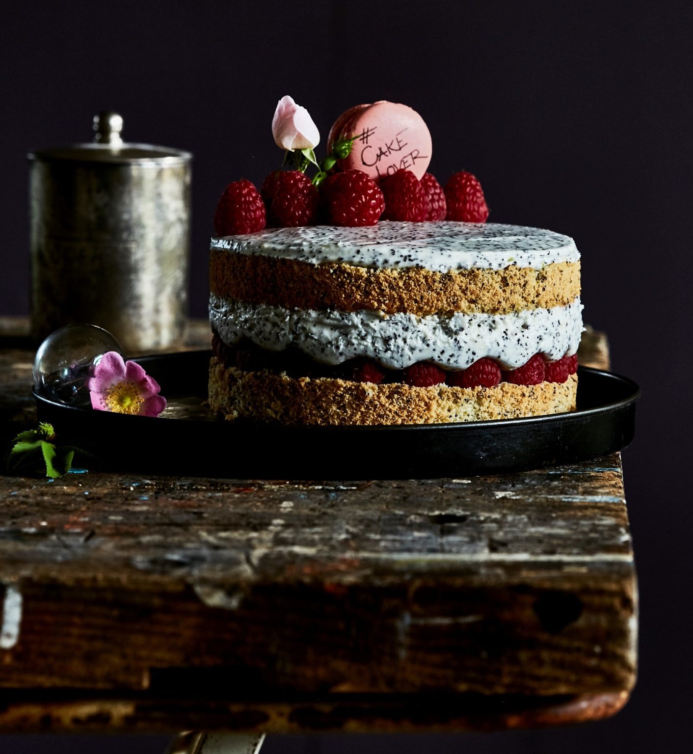 Kocht / Backt mit: Kleine Mohn-Himbeer-Torte - lifestylezauber.de